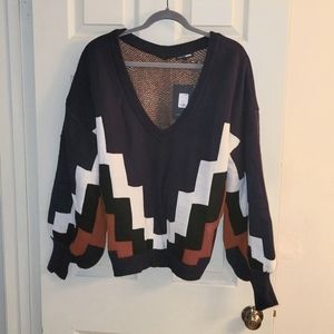 Colorblock sweater